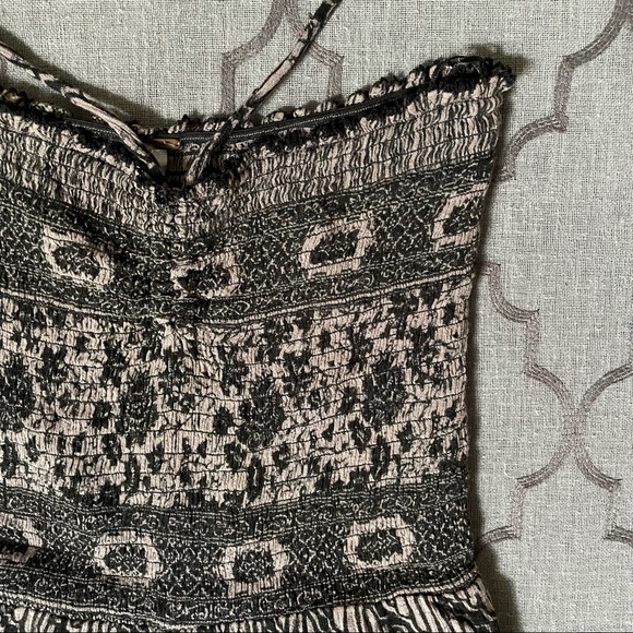 Free People Chic Smocked Wide Leg Halter Jumpsuit - Picture 6 of 16